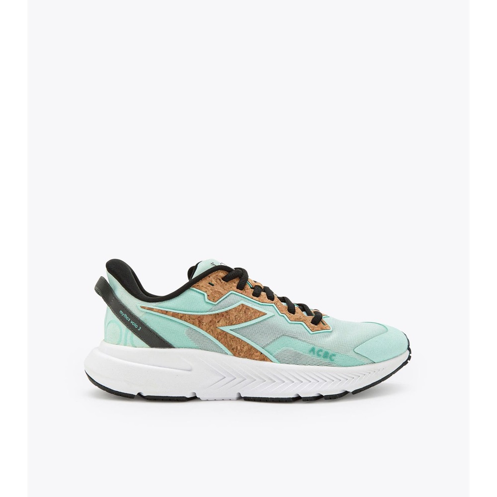 Diadora MYTHOS BLUSHIELD VOLO 3 W ACBC DUSTY AQUA GREEN SIZE 8.5